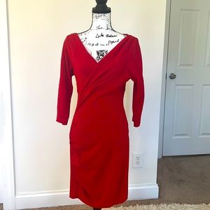 Diane Von Furstenberg viscose and woolblend dress.